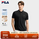 FILA 斐樂(lè )官方領(lǐng)航POLO短袖t恤2025年夏季時(shí)尚休閑涼感上衣男子針織衫