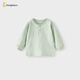 童泰（TONGTAI）寶寶上衣春秋季純棉嬰兒衣服內衣男童女童秋衣長(cháng)袖上衣綠色100cm