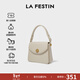 拉菲斯?。↙a Festin）包包女2026新款方糖包腋下紅色結婚新娘手提小方包生日情人節禮物 奶油白