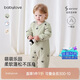 babylove嬰兒連體衣秋冬季夾棉保暖哈衣爬服純棉男女寶寶衣服棉服冬裝