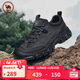 駱駝 運動(dòng)鞋男休閑戶(hù)外徒步登山鞋抓地厚底減震 P14A379617 黑色 42 