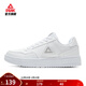 匹克板鞋男小白鞋女冬季低幫運動(dòng)鞋透氣空軍一號男鞋休閑鞋子女鞋 【男款革面】大白/淺灰 41