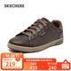 斯凱奇（Skechers）男鞋秋季復古商務(wù)板鞋休閑鞋軟底減震百搭舒適通勤平底鞋210946