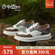 金利來(lái)（Goldlion）男鞋25年秋新款個(gè)性時(shí)尚撞色板鞋厚底增高小白鞋G500530749BFE 40