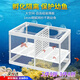 魚(yú)缸隔離盒孔雀魚(yú)繁殖隔離網(wǎng)魚(yú)缸魚(yú)苗孵化繁殖網(wǎng)罩母魚(yú)產(chǎn)房熱帶魚(yú) 大號-紗網(wǎng)隔離盒【帶隔板】