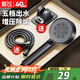 新飛增壓花灑噴頭多功能浴室家用黑色手持花灑家用淋浴噴頭套裝蓮蓬頭