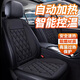 隨途汽車(chē)加熱坐墊石墨烯座椅墊電加熱腰靠一體車(chē)載車(chē)用秋冬季毛絨保暖 【經(jīng)典黑】單座 12V智能恒溫加熱