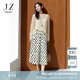 玖姿·安娜蔻【絕世名伶】?jì)?yōu)雅復古波點(diǎn)100棉半身裙女2025夏季新款 花米白 L