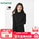 熱風(fēng)（Hotwind）女打底長(cháng)袖t恤冬季新款女士百搭舒適修身保暖半高領(lǐng)親膚打底衫 01黑色 M