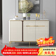 梵艾奇 輕奢巖板餐邊柜茶水柜客廳酒柜大容量烤漆收納儲物柜廚房碗柜 A130【長(cháng)104寬40高95cm】