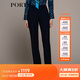 PORTS寶姿秋冬新品女裝中腳口長(cháng)褲LM9P100NWF061 丈青 M (6)