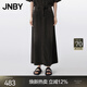 JNBY/江南布衣25夏半身裙萊賽爾牛仔柔軟A型簡(jiǎn)約通勤休閑5P4D14410 998/牛仔深灰 L