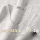 雪中飛（SNOWFLYING）【100%綿羊毛】女式羊毛衫秋冬V領羊毛衫女純色休閑長袖女式毛衣