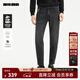 利郎牛仔褲男九分褲低腰窄腳修身男褲秋季2025新品男士褲子419版 黑（24QNZ10101） 32 (175/82A)