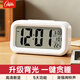 康巴絲鬧鐘智能電子大屏幕大數字桌面時(shí)鐘輕觸點(diǎn)亮小鬧鐘兒童鬧鐘 升級款2219A白色