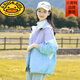G.duck女初中生外套春秋款2025新款少女沖鋒衣高中生風(fēng)衣學(xué)生女大童上衣 藍色（春秋款） 165 S碼建議85-100斤