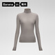 蕉內熱皮5系女士雙層高領(lǐng)肌底衣秋冬保暖顯瘦打底衫時(shí)尚百搭內搭