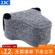 JJC 相機內膽包 適用于富士XE4 XT30II佳能R50V M6II索尼A7C ZV-E1奧林巴斯EM10II EM5M2收納保護套 OC-F2中號 深灰色