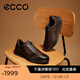 愛(ài)步（ECCO）商務(wù)皮鞋 男士休閑皮鞋男鞋牛皮鞋子正裝鞋婚鞋 雅仕207124 可可棕20712401482 42