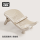 雅親嬰兒洗屁屁洗澡神器躺托新生兒浴盆洗澡寶寶洗屁股可坐躺防滑浴架 淺咖色+防下滑松緊綁帶 多場(chǎng)景多用途