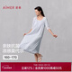愛(ài)慕睡衣女夏季睡裙短袖帶杯可外穿家居服長(cháng)裙AM44A861 M