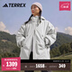 adidas 防水透濕戶(hù)外保暖鵝絨三合一沖鋒衣 80絨子阿迪達斯TERREX 灰色   M