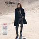 MO&Co.毛呢大衣2025冬新品美麗諾綿羊毛雙面呢高領(lǐng)寬松落肩MBE4OVCT10 黑色 S /160