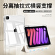 zoyu iPad mini7保護套抽拉拆分帶筆槽8.3英寸適用蘋(píng)果平板2024款mini6滑軌全包防摔透明防彎硬殼 奶油白 mini7/6【8.3英寸】