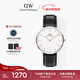 丹尼爾惠靈頓（DanielWellington）DW手表男士簡(jiǎn)約皮帶手表超薄石英表歐美表父親新年禮物DW020