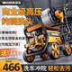 威猛洗車(chē)機大功率高壓水槍220V家庭用清洗機家用商用強力工業(yè)洗地神器 3900W 尊享M9（純銅接頭）+25米管長(cháng)水槍