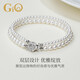 GiO珠寶 淡水珍珠小米珠雙層手鏈手串女送女友送老婆生日禮物