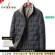 DVHNMK高端品牌男裝立領(lǐng)羽絨服男士2025冬季新款輕薄石墨烯蓄熱保暖外套 黑色 【現貨速達】 XL 180 【建議135-150斤】