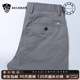 NASAOVER高端休閑褲男秋季2026新款韓版百搭彈力長(cháng)褲中青年抗皺直筒男褲 灰色【厚 款】 29