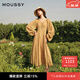 moussy 【劉亦菲同款】南法度假風(fēng)碎花浪漫優(yōu)雅連衣裙028ISX33-3711 070米色 M