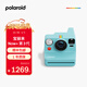寶麗來(lái)（Polaroid）元旦禮物【代寫(xiě)賀卡】拍立得相機Now+Gen3一次成像復古相機即時(shí)成像生日禮物婚禮畢業(yè)季送男女友 極地藍 標配+ i-Type白框2盒