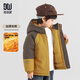 多多家【戶(hù)外新風(fēng)尚】童裝棉服兒童冬季山系工裝風(fēng)上衣男童厚暖拼色外套