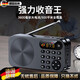 GERTHRON【德國品牌】收音機老人用簡(jiǎn)單可充電全波段高端音質(zhì)老式帶屏幕帶內存卡喜馬拉雅播放器故事隨身聽(tīng) 深空灰【不帶卡】便攜收音機