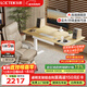 樂(lè )歌電動(dòng)升降桌電腦桌雙電機站立辦公學(xué)習寫(xiě)字書(shū)桌E5-N/1.4m原木色