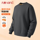 凡客誠品（VANCL）套頭衛衣男士冬季加絨圓領(lǐng)內搭羊羔絨加厚保暖長(cháng)袖男 深灰 M