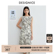 迪賽尼斯（DESIGNICE）2025年夏季新款清冷千金風(fēng)亞麻長(cháng)裙氣質(zhì)優(yōu)雅收腰無(wú)袖連衣裙 花色 M
