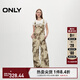 ONLY秋季時(shí)尚廢土風(fēng)直筒高腰長(cháng)褲背帶休閑褲女|12427S001 HH9 伊恩印花 XS (155) 60A