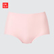 優(yōu)衣庫女裝AIRism無(wú)痕短褲/空氣衣高腰三角內褲26春夏新款482670 11 粉紅色 L