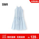 森馬（Semir）連衣裙女海邊度假掛脖兩穿長(cháng)裙2025夏季蝴蝶結初戀裙109325114011