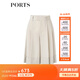 PORTS寶姿女裝2025早春新款短褲LM8P014MWQ036 SAND STONE L （8）