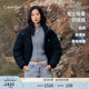 Calvin KleinJeans【防風(fēng)防水】25秋冬新款女士ck輕暖90絨短款立領(lǐng)羽絨服外套 UB1-太空黑 XS