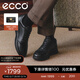 愛(ài)步（ECCO）*商務(wù)休閑鞋 男士休閑皮鞋舒適牛皮正裝鞋男鞋婚鞋 雅仕207124 黑色20712401001 40