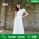 森馬（Semir）連衣裙女白月光氣質(zhì)溫柔夏季2025蝴蝶結優(yōu)雅U領(lǐng)長(cháng)裙109325114004