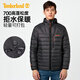 添柏嵐（Timberland）官方男裝秋冬羽絨服戶(hù)外高蓬松度拒水防風(fēng)保暖連帽外套A6MMB A6687-001 /偏小一碼 M 175/100A