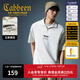 卡賓（CABBEEN）【速干華夫格】短袖男士T恤立領(lǐng)拉鏈設計時(shí)尚潮流夏季短袖T恤男 米白色12 L /175/50
