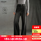艾諾絲雅詩(shī)【商場(chǎng)同款】2025冬季新款通勤百搭復古直筒牛仔褲長(cháng)褲女40933287 黑灰色 S